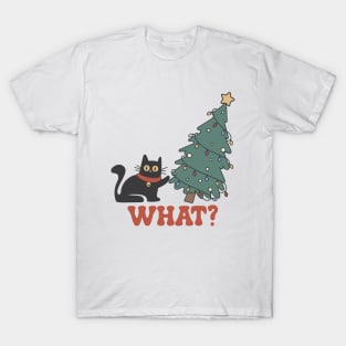 Funny Christmas Cat T-Shirt